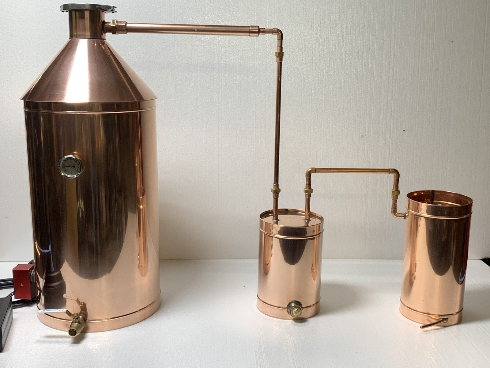 20 Gallon Copper Still w/Electric Heating and 4